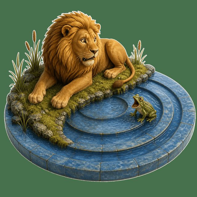 Aslan ve Kurbağa