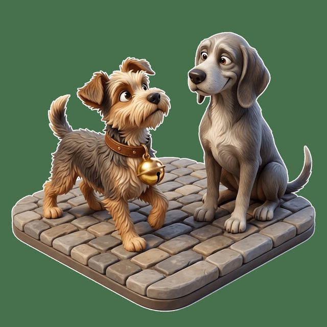 Boynunda Çıngırak Olan Köpek