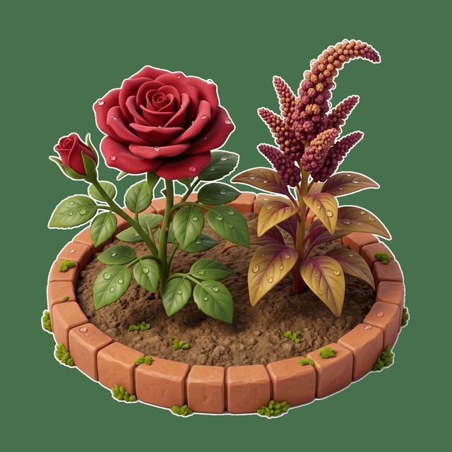 Gül ve Solmayan Çiçek