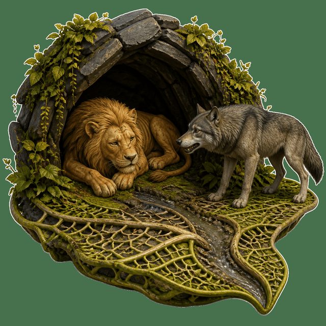 Hasta Aslan, Kurt ve Tilki