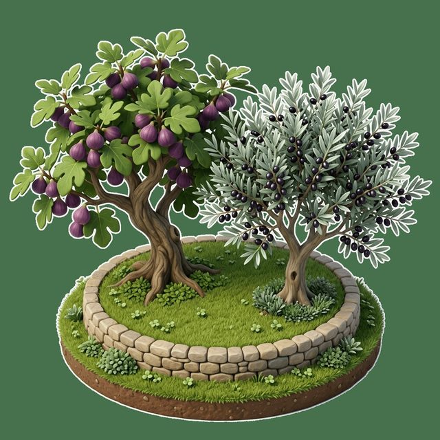 İncir Ağacı ve Zeytin Ağacı
