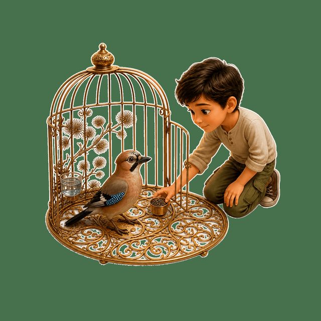 Kafesten Kaçan Alakarga