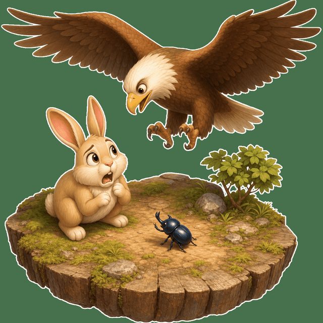 The Eagle and the Beetle