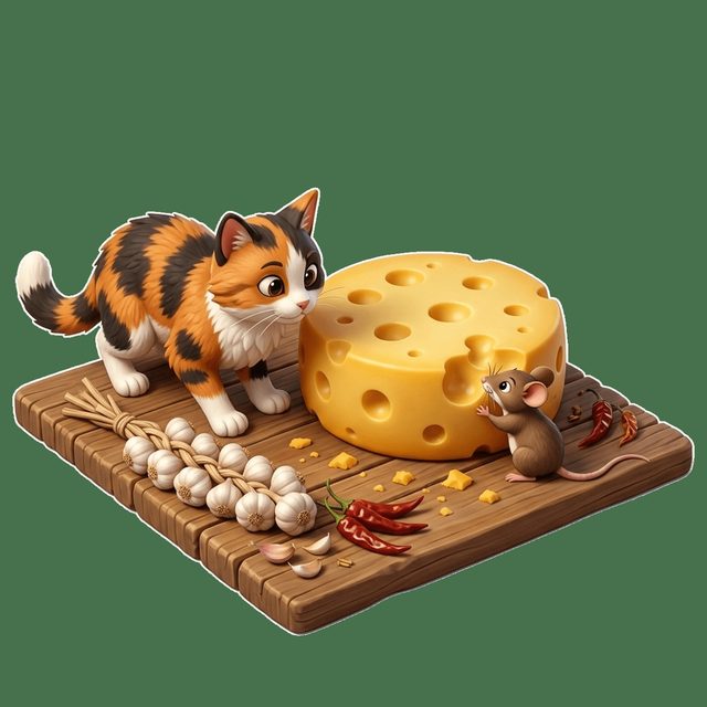 Kedi, Fare ve Peynir