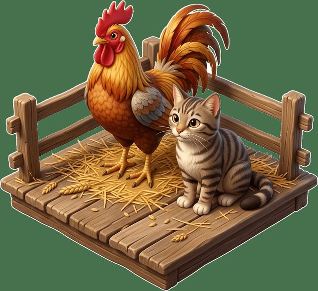 Die Katze und der Hahn