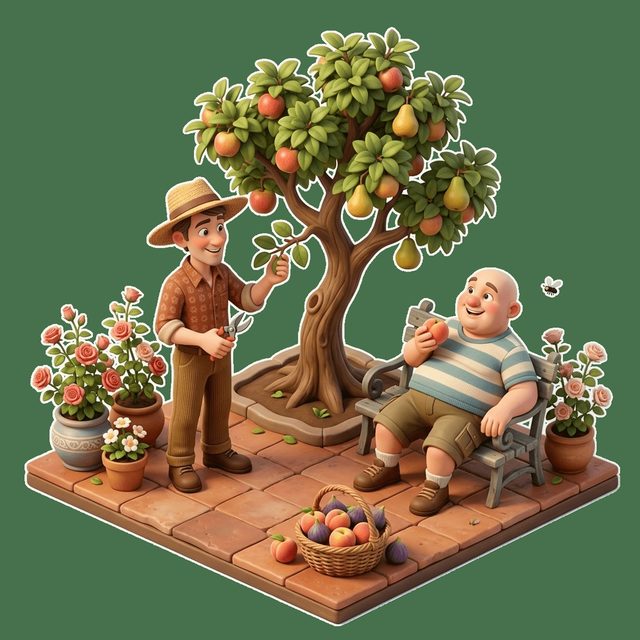 Kel Adam ve Bahçıvan