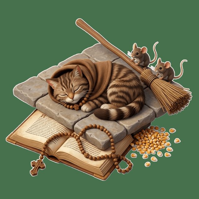 Keşiş Kılığındaki Kedi