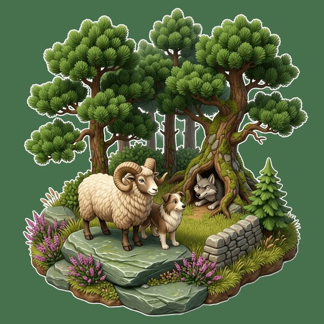 Köpek, Kurt ve Koç