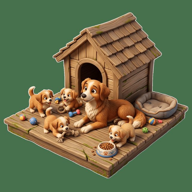 Köpek ve Yavruları