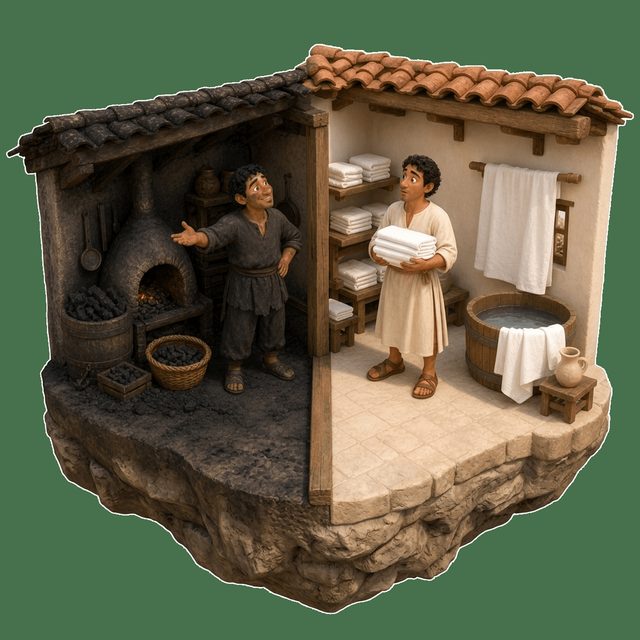 Der Tuchhändler und der Köhler