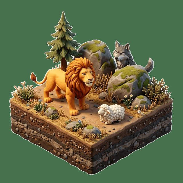 Kurt ve Aslan