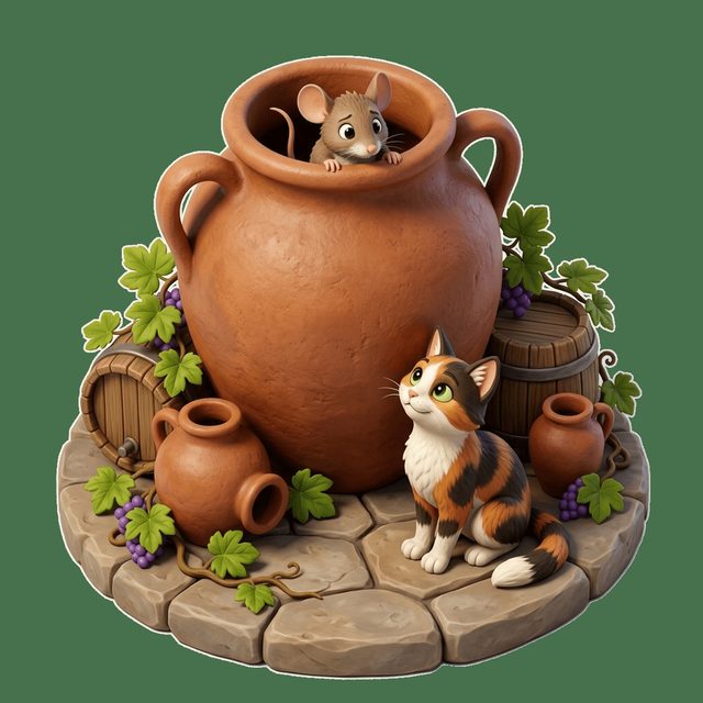 Şarap Küpündeki Fare ve Kedi