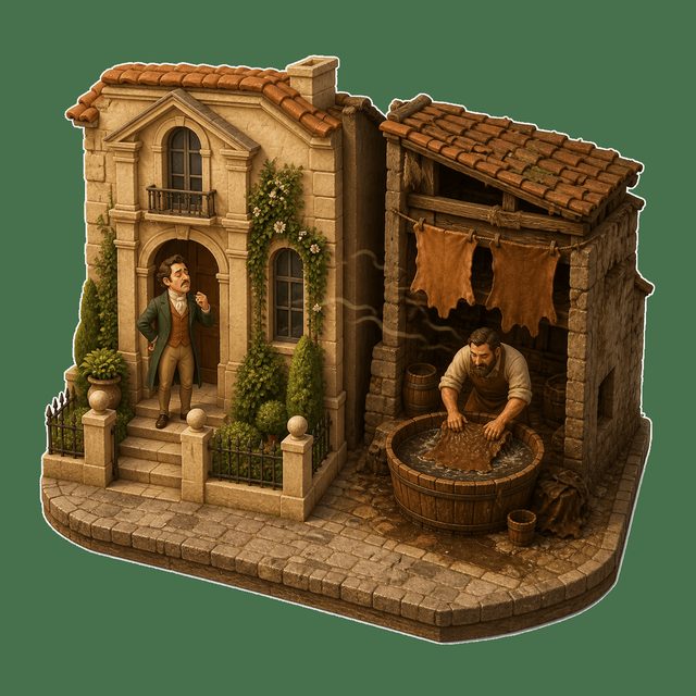 Zengin Adam ve Tabakçı